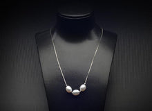 Load image into Gallery viewer, Minimalist Natural White Gray Black Freshwater Pearl Bead Pendant Necklace for Ladies
