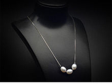 Load image into Gallery viewer, Minimalist Natural White Gray Black Freshwater Pearl Bead Pendant Necklace for Ladies
