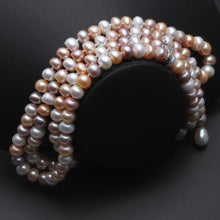 Load image into Gallery viewer, Natural White Freshwater Pearl Beaded Long Necklace for Ladies
