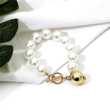 Load image into Gallery viewer, Luxury Big Size Imitation Pearl Beaded Charm Bracelet for Ladies
