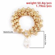 Load image into Gallery viewer, Gothic Boho Vintage Baroque Pearl Bracelet for Women
