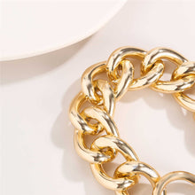 Load image into Gallery viewer, Stylish Miami Cuban Link Chain Pearl Chunky Lock Chain Bracelet
