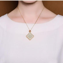 Load image into Gallery viewer, Silver Natural Fine Jade Vintage Knot Cloud Charm Pendant Necklace
