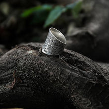 Load image into Gallery viewer, Independent Design Chiang Mai Handmade Thai Silver Opening Adjustable Ring Retro Ladies Jewelry
