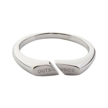 Load image into Gallery viewer, Independent Designer Ooutsider Inside Adjustable Unisex Male and Female Couples Trendy Ring
