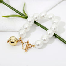 Load image into Gallery viewer, Luxury Big Size Imitation Pearl Beaded Charm Bracelet for Ladies
