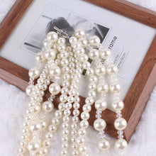 Load image into Gallery viewer, Luxury Design Multi Layers White Pearl Beaded Necklace for Ladies
