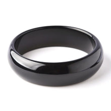 Load image into Gallery viewer, Handcrafted Luxury Natural Translucent Black Obsidian Bracelet Bangle
