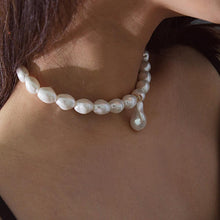 Load image into Gallery viewer, Luxury Baroque Irregular Pearl Choker Necklaces
