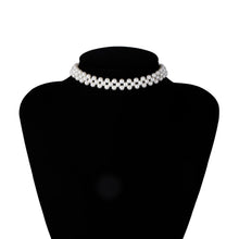 Load image into Gallery viewer, Aurora Bohemian Multi Layer Pearl Beaded Choker Necklace
