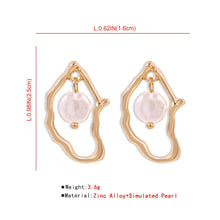 Load image into Gallery viewer, Designer Chic Baroque Irregular Pearl Earrings for Women
