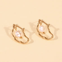 Load image into Gallery viewer, Designer Chic Baroque Irregular Pearl Earrings for Women
