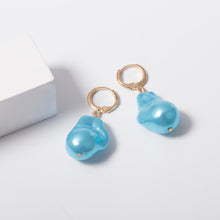 Load image into Gallery viewer, Handmade Baroque Pearl Dangle Earring for Women
