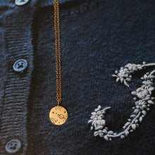 Load image into Gallery viewer, Planet Cosmic Saturn Pendant Necklace Collarbone Chain Titanium Steel Gilded
