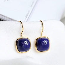 Load image into Gallery viewer, Lapis Lazuli Vintage Style Antique Earrings Unique Craft Bohemian Charm Women&#39;s Brand Jewelry
