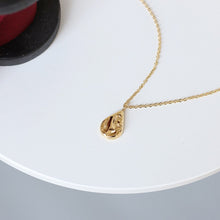 Load image into Gallery viewer, Lava Concave-Convex Irregular Pendant Necklace Clavicle Chain Titanium Steel Plated 18K Gold
