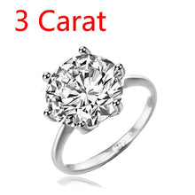 Load image into Gallery viewer, Only Love 5 Carat Shining Cubic Zirconia Crystal Promise Women&#39;s Rings
