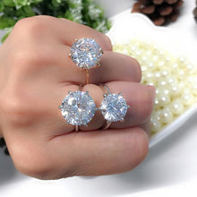 Load image into Gallery viewer, Only Love 5 Carat Shining Cubic Zirconia Crystal Promise Women&#39;s Rings
