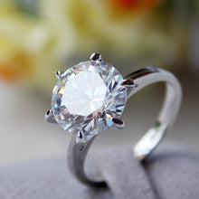 Load image into Gallery viewer, Only Love 5 Carat Shining Cubic Zirconia Crystal Promise Women&#39;s Rings
