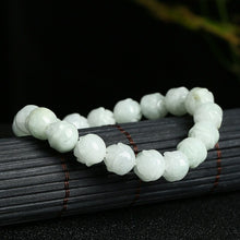 Load image into Gallery viewer, Lokaloca Handcrafted Natural Jade Orchid Beads Bracelet
