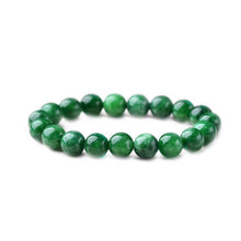 Load image into Gallery viewer, Handcrafted Natural Green 6-14mm Beaded Bracelet
