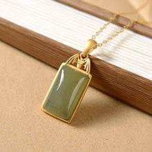 Load image into Gallery viewer, Lokaloca Natural Fine Jade Cool Bat Pendant Necklace
