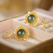 Load image into Gallery viewer, Natural Fine Jade Earrings Vintage Retro Luxury Bohemian Women&#39;s Jewelry
