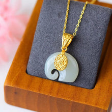 Load image into Gallery viewer, Natural Fine White Jade Elephant Pendant Necklace Vintage Style Retro Elegant Unique Women&#39;s Brand Jewelry
