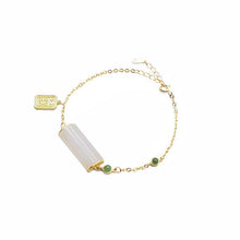 Load image into Gallery viewer, Lokaloca Natural White Jade Lucky Charm Bracelet
