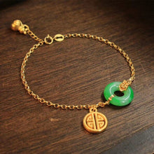 Load image into Gallery viewer, Natural Fine Jade Bracelet Vintage Style Retro Unique Craft Charm Women&#39;s Brand Jewelry
