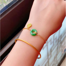 Load image into Gallery viewer, Natural Fine Jade Bracelet Vintage Style Retro Unique Craft Charm Women&#39;s Brand Jewelry
