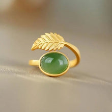 Load image into Gallery viewer, Lokaloca Natural Fine Jade Jasper Opening Ring
