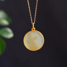 Load image into Gallery viewer, Natural Fine White Jade Jasper Rabbit Pendant Necklace Vintage Style Retro Unique Craft Charm Women&#39;s Brand Jewelry
