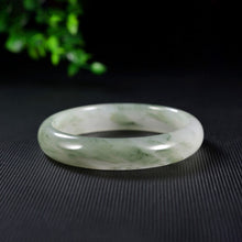 Load image into Gallery viewer, Lokaloca Handcrafted Natural Burma Jade Jewelry Bangle Bracelet
