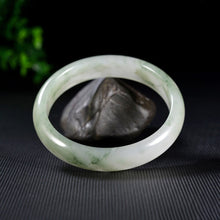 Load image into Gallery viewer, Lokaloca Handcrafted Natural Burma Jade Jewelry Bangle Bracelet
