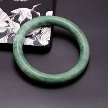 Load image into Gallery viewer, Lokaloca Handcrafted Natural Green Jade Jadeite Bangle Bracelet
