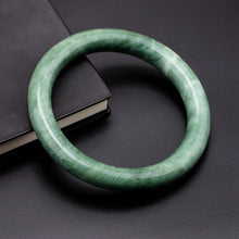 Load image into Gallery viewer, Lokaloca Handcrafted Natural Green Jade Jadeite Bangle Bracelet
