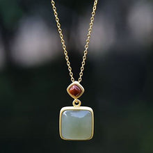 Load image into Gallery viewer, Lokaloca Natural Fine Green Jade  Pendant
