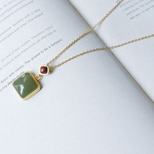 Load image into Gallery viewer, Lokaloca Natural Fine Green Jade  Pendant
