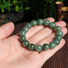 Load image into Gallery viewer, Lokaloca Handcrafted Natural Myanmar Jade 13mm Beaded Jewelry Bracelet
