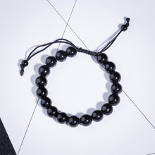 Load image into Gallery viewer, Natural Obsidian 6/8/10/12mm Beaded Power Healing Chakra Reiki Bracelet
