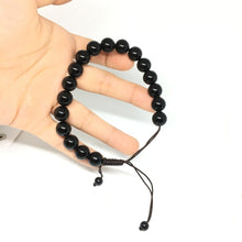 Load image into Gallery viewer, Natural Obsidian 6/8/10/12mm Beaded Power Healing Chakra Reiki Bracelet
