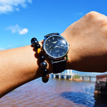 Load image into Gallery viewer, Natural Obsidian Hematite Tiger Eye Beaded Bracelet Magnetic Chakra Healing Jewelry
