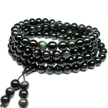 Load image into Gallery viewer, Natural Rainbow Obsidian 108 Beads Power Healing Chakra Reiki Multilayer Bracelet / Necklace
