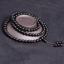 Load image into Gallery viewer, Natural Rainbow Obsidian 108 Beads Power Healing Chakra Reiki Multilayer Bracelet / Necklace
