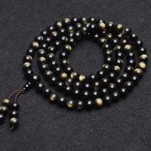 Load image into Gallery viewer, Multilayer 108 Natural Golden Obsidian Beads Bracelet &amp;Bangle
