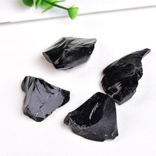 Load image into Gallery viewer, 50g/100g Natural Raw Obsidian Irregular Shape Rock Mineral Chakra Healing Crystal Home Decor
