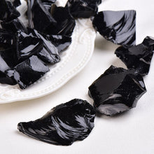 Load image into Gallery viewer, 50g/100g Natural Raw Obsidian Irregular Shape Rock Mineral Chakra Healing Crystal Home Decor
