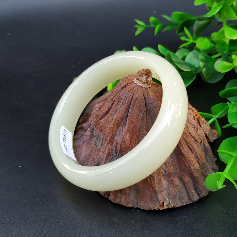 Lokaloca Handcrafted Natural Jade Bangle Bracelet