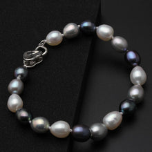 Load image into Gallery viewer, Natural Multi Color Freshwater Pearl Beaded Bracelet for Ladies
